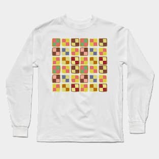 Patchwork battenberg cake Long Sleeve T-Shirt